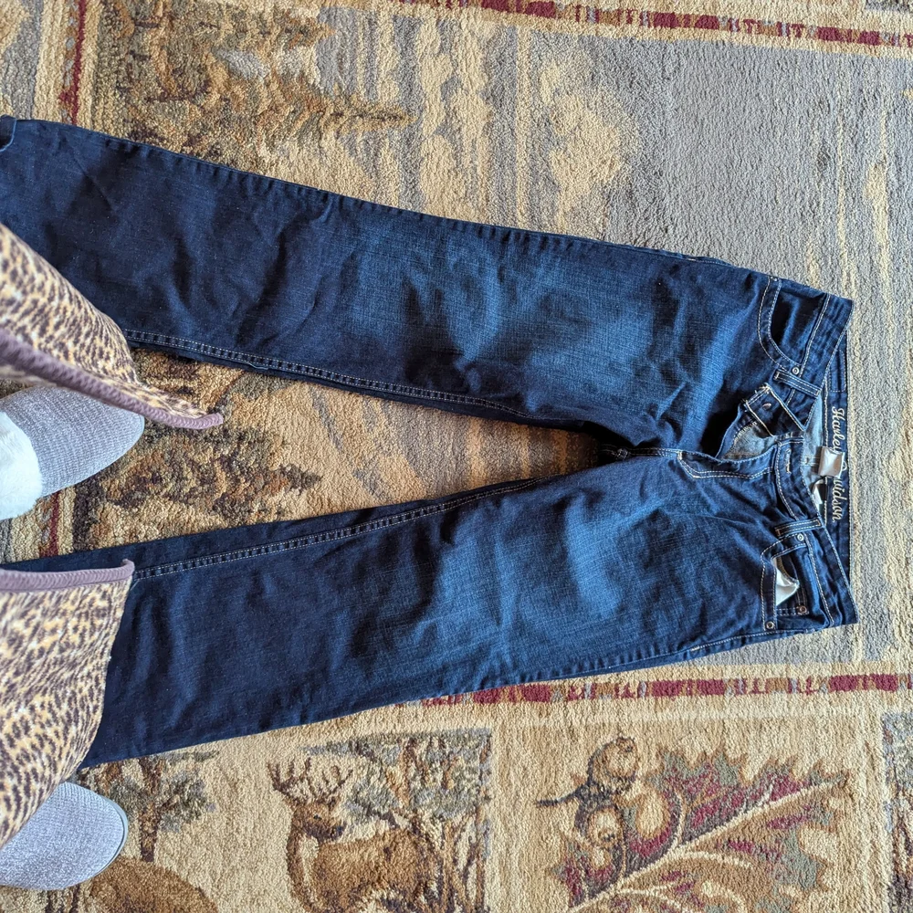 Harley-Davidson Dark Blue Boot Cut Jeans - Picture 4 of 6